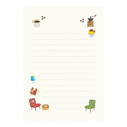 Furukawashiko Coffee Letter Set A5