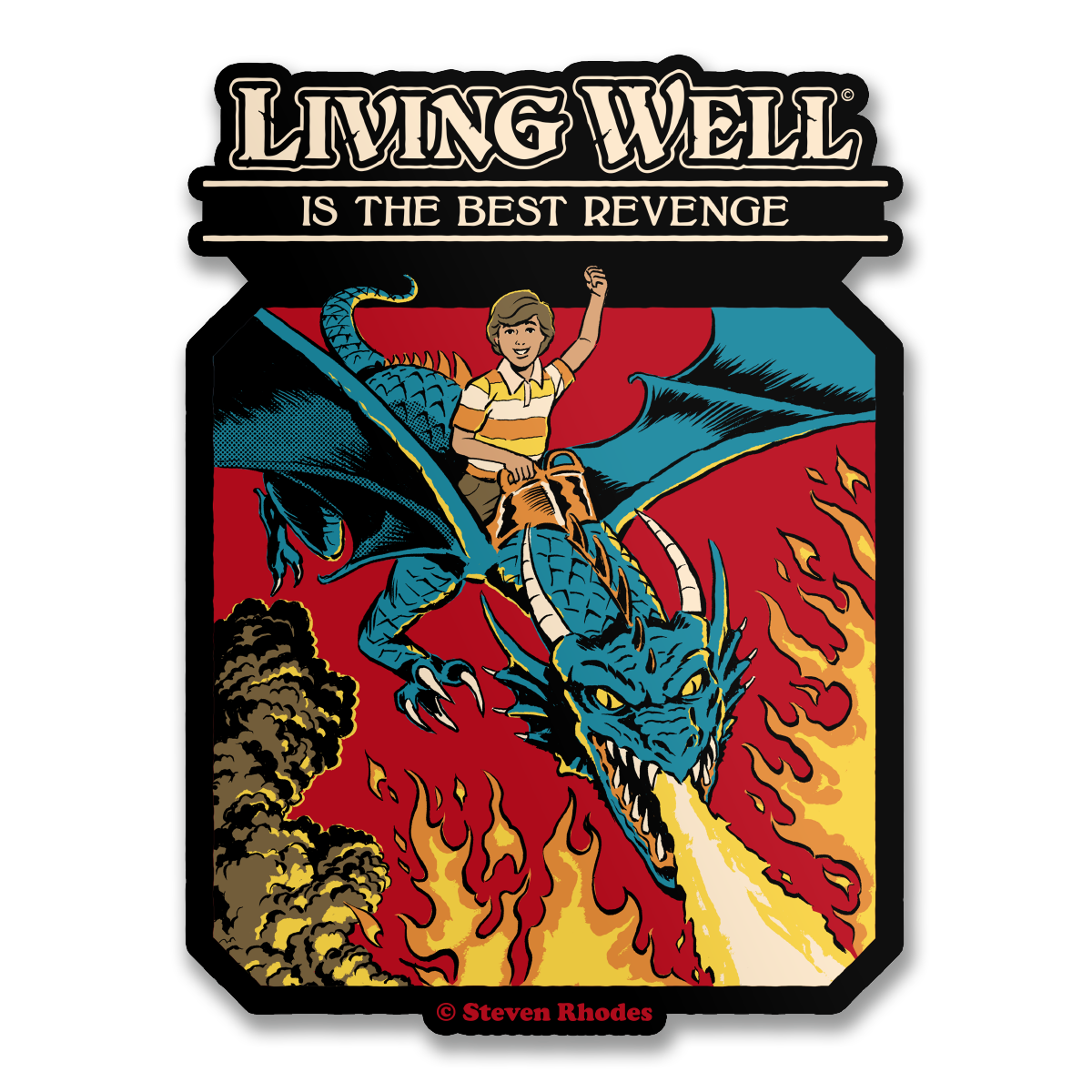 Steven Rhodes Vinyylitarra Living Well Is The Best Revenge