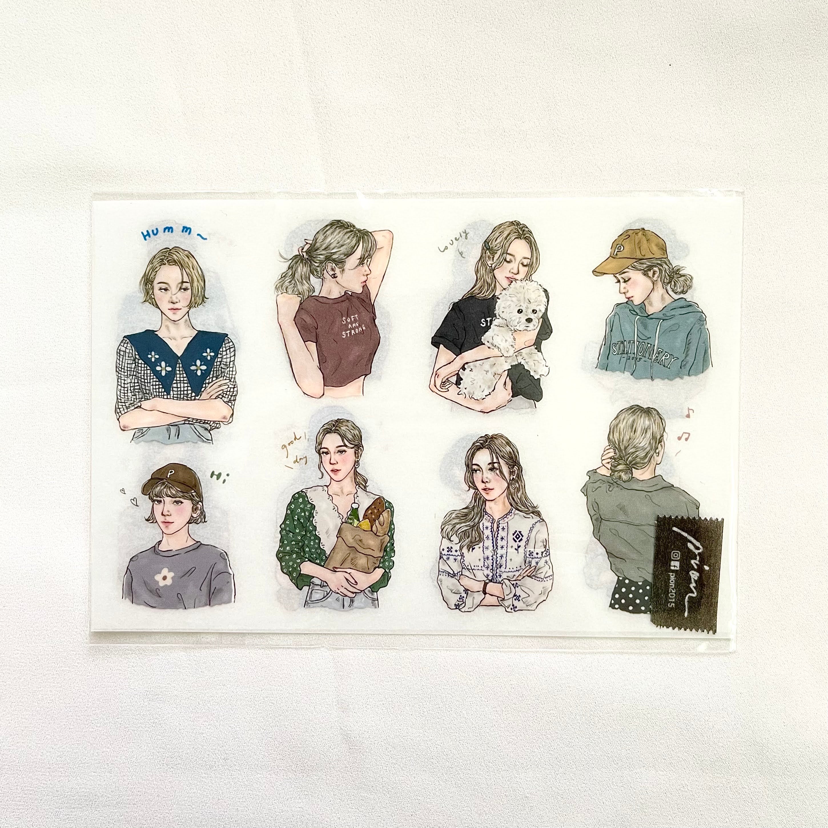 no.16 Transfer Stickers - 2 sheets