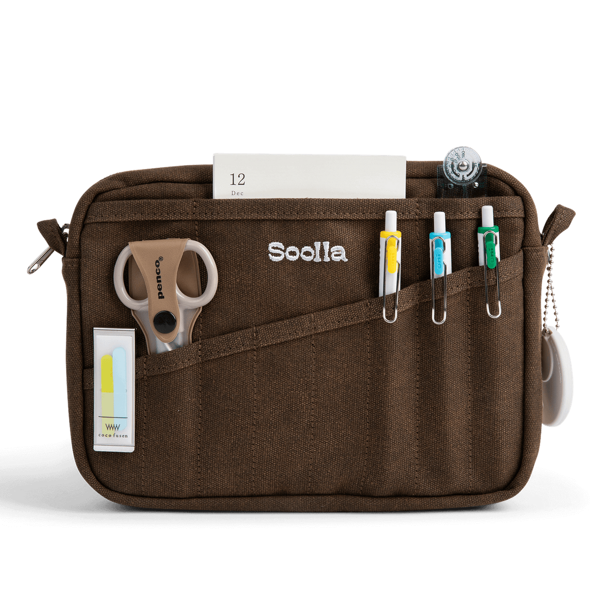 Studio Pouch, Coffee Bean (Stationery Pouch)