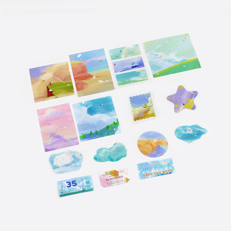 BGM Sticker Flakes Fantasy Trip Dream Sky