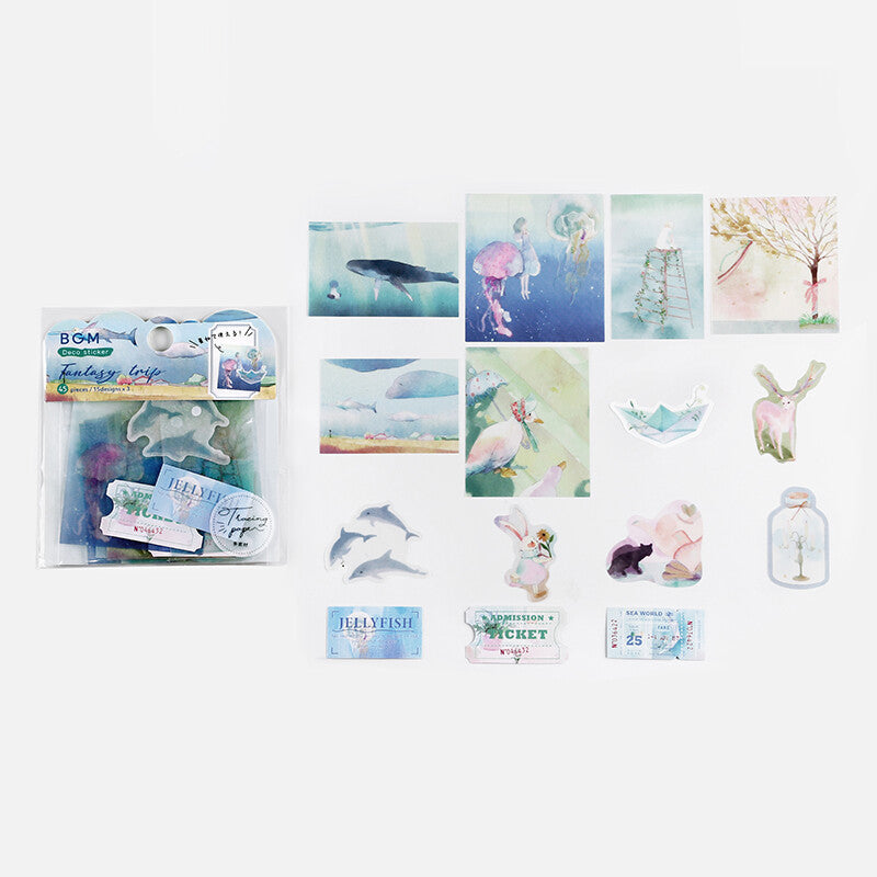 BGM Sticker Flakes Fantasy Trip Senkyo