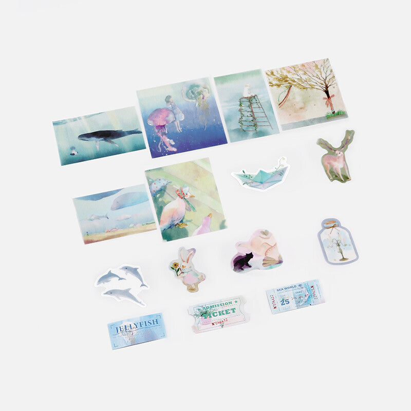 BGM Sticker Flakes Fantasy Trip Senkyo