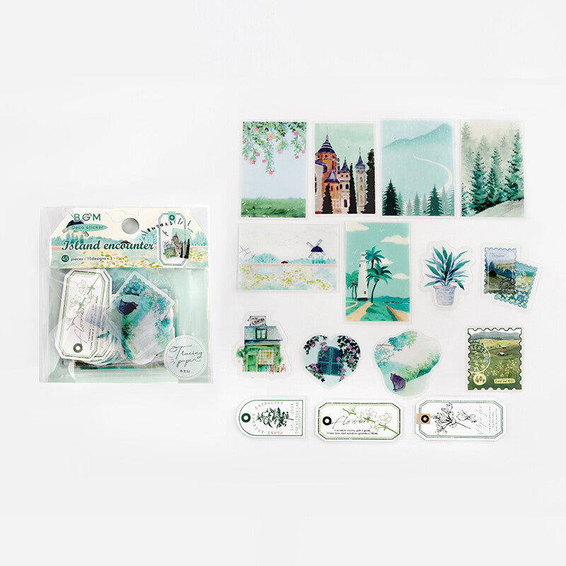 BGM Sticker Flakes Island Encounter Green