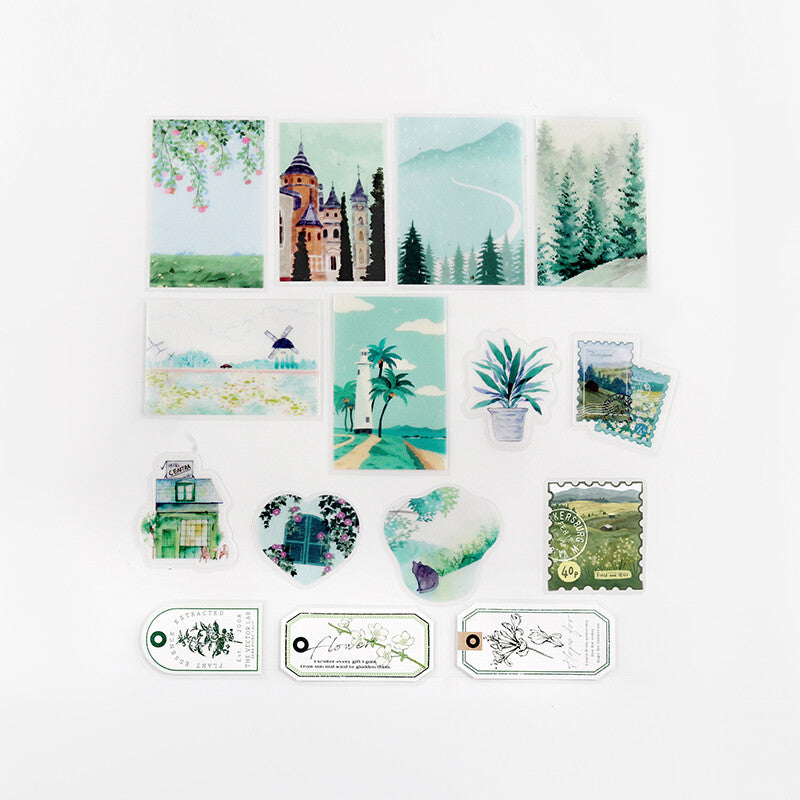 BGM Sticker Flakes Island Encounter Green