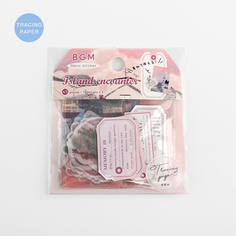 BGM Sticker Flakes Island Encounter Pink