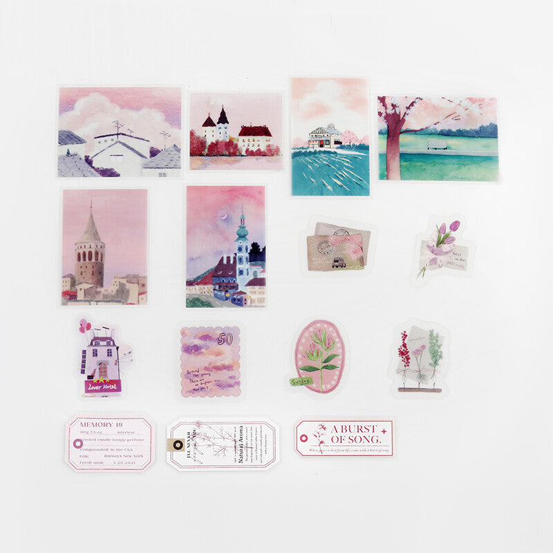 BGM Sticker Flakes Island Encounter Pink