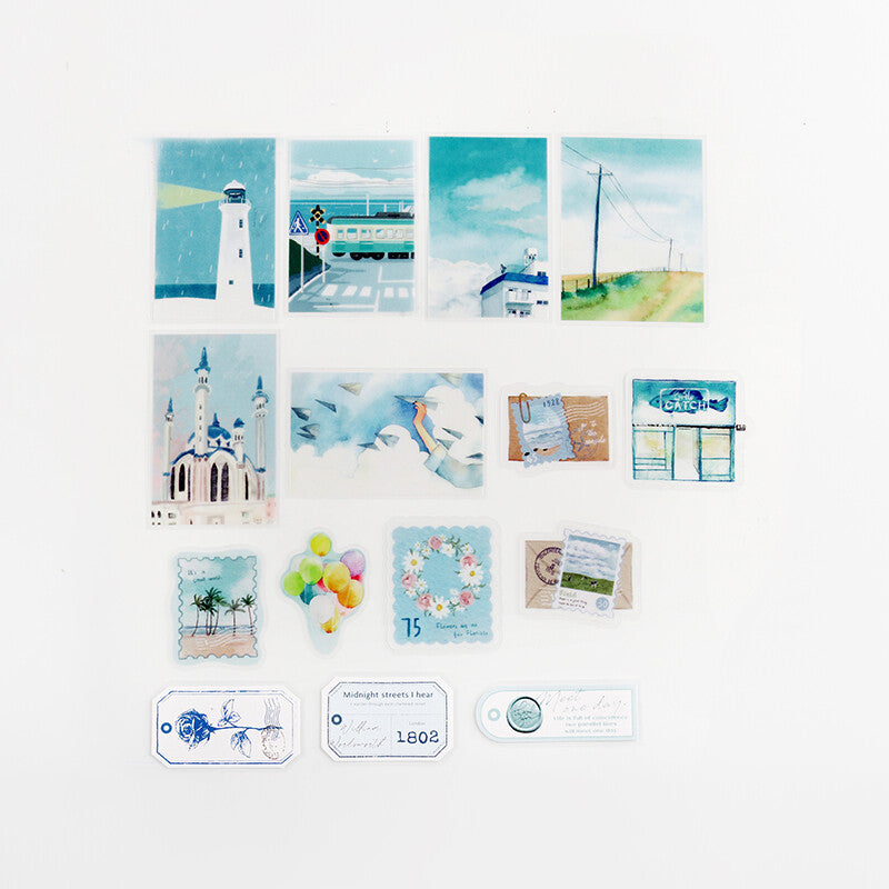 BGM Sticker Flakes Island Encounter Blue