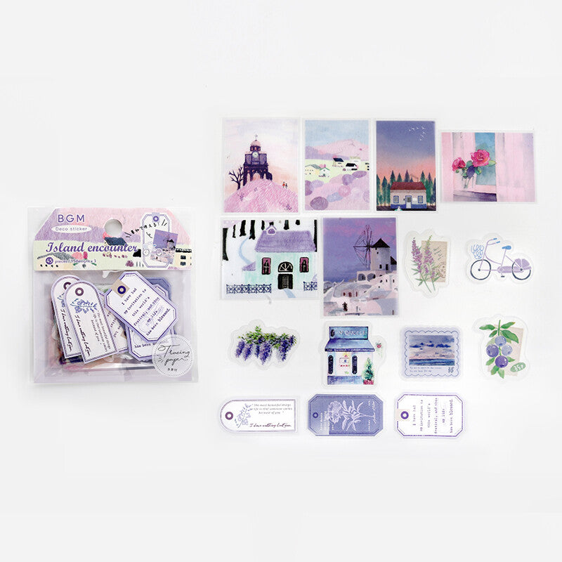 BGM Sticker Flakes Island Encounter Lavender