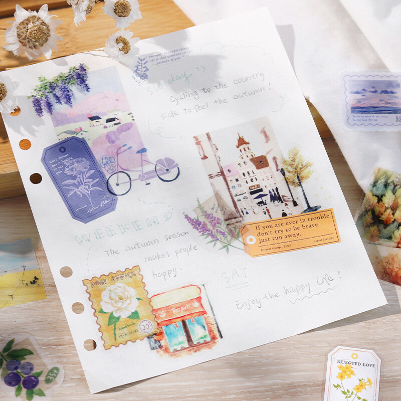 BGM Sticker Flakes Island Encounter Lavender