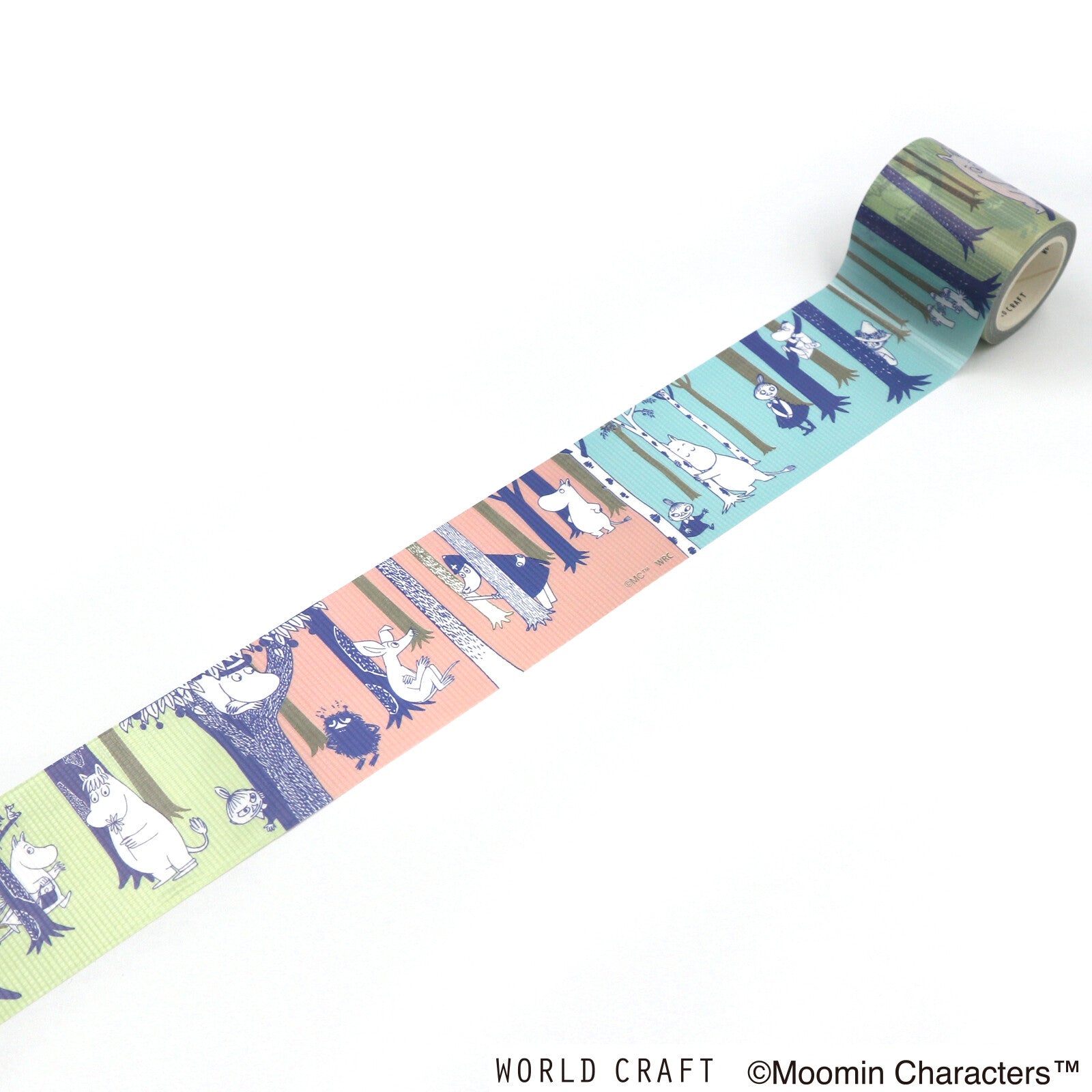 PET-tape 45mm Moomins Forest