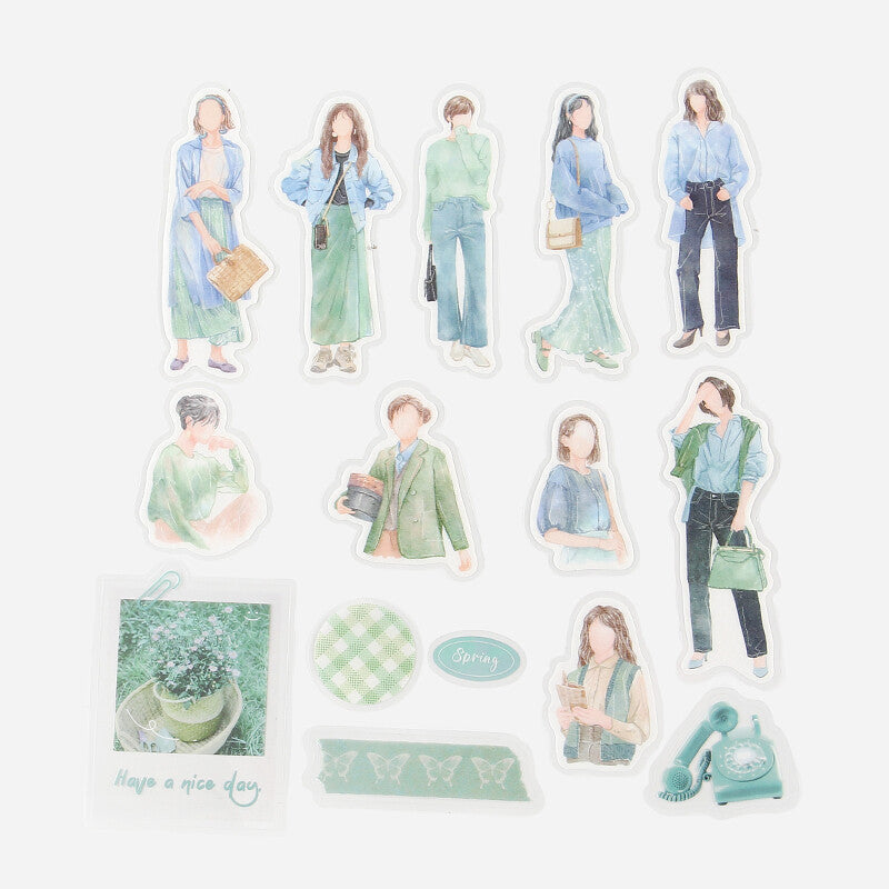 Coordinate Girl Washi Sticker Green