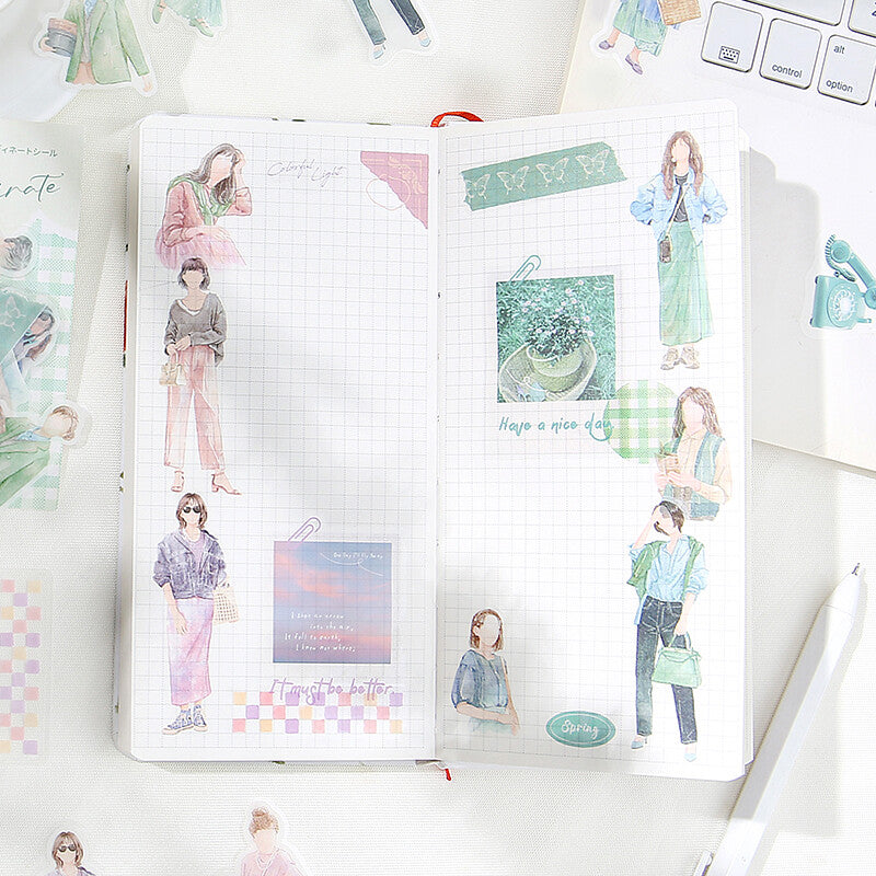 Coordinate Girl Washi Sticker Green