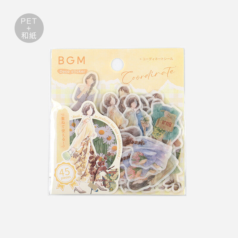 BGM Coordinate Girl Washi Sticker Summer Flower