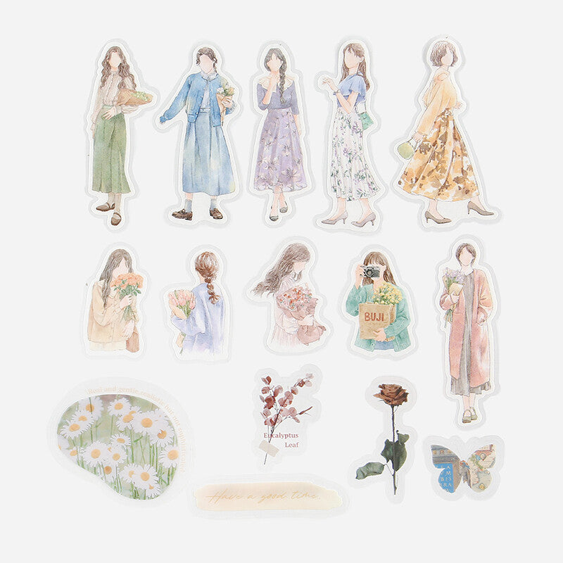 BGM Coordinate Girl Washi Sticker Summer Flower