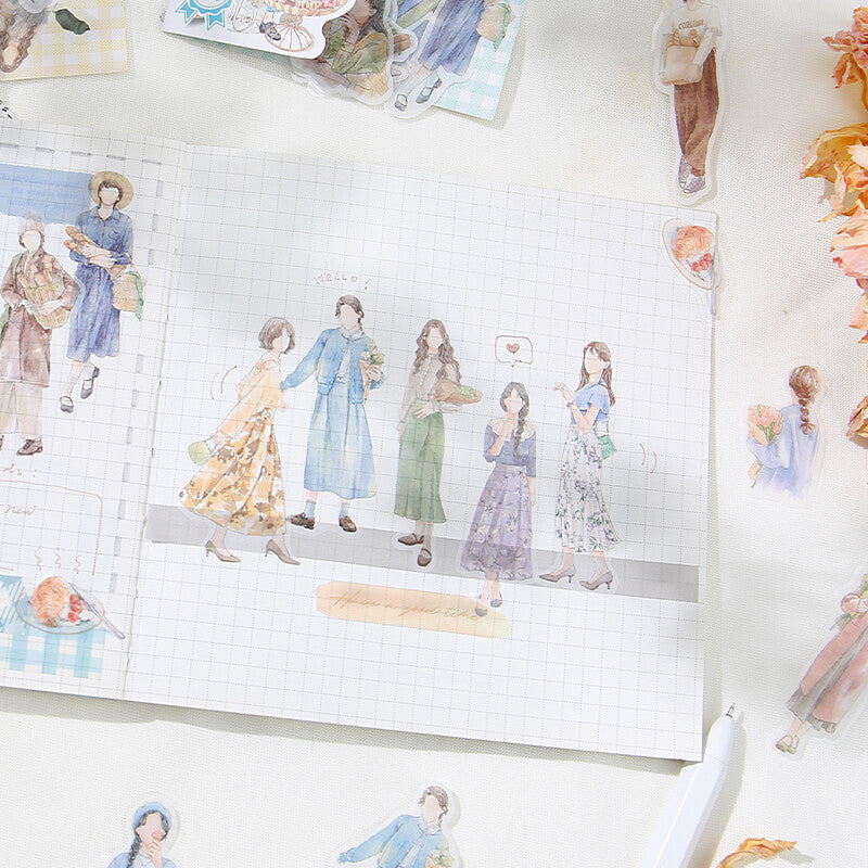 BGM Coordinate Girl Washi Sticker Summer Flower