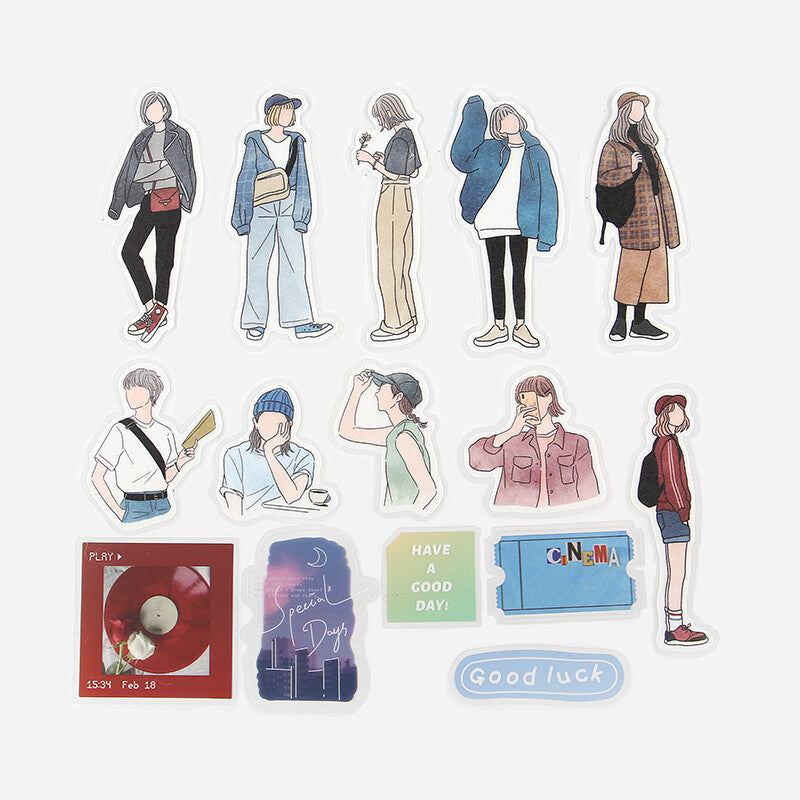 Coordinate Girl Washi Sticker Boyish
