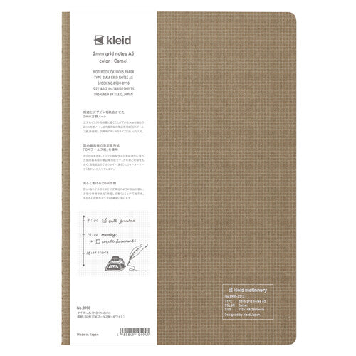 Flat Notebook A5 Graph Camel