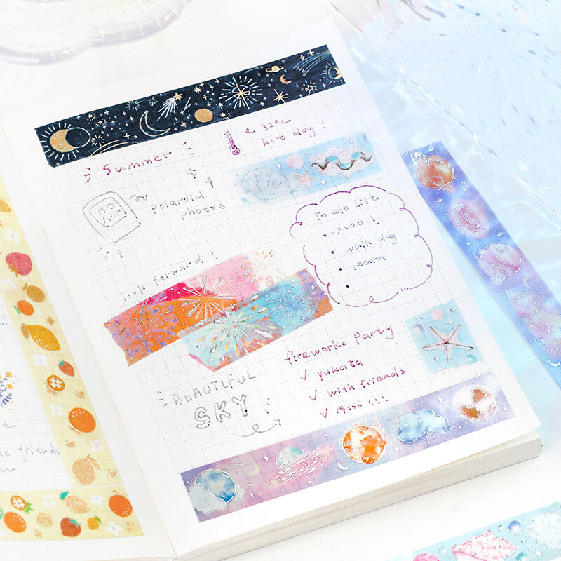 BGM Washitape Little Cosmos Foil