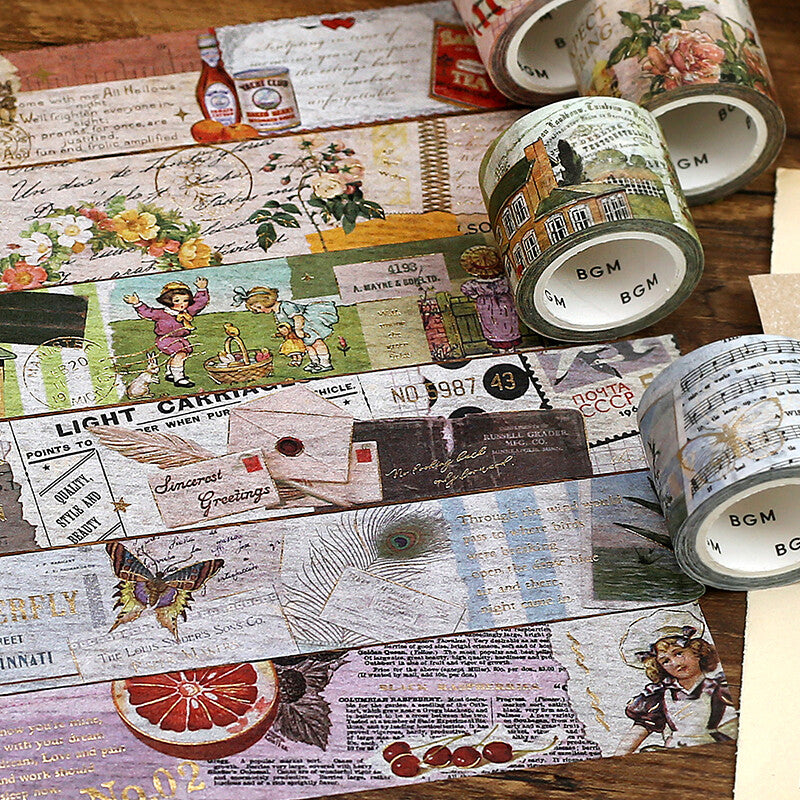 BGM Washitape Romantic Invitation Letter 