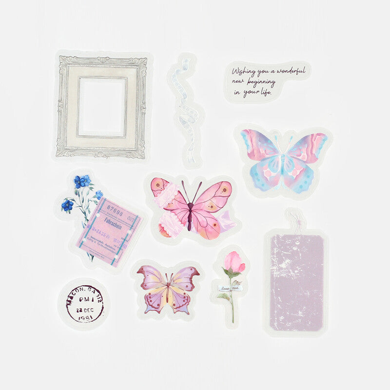 BGM PET Planner Sticker The Museum Butterfly Dream