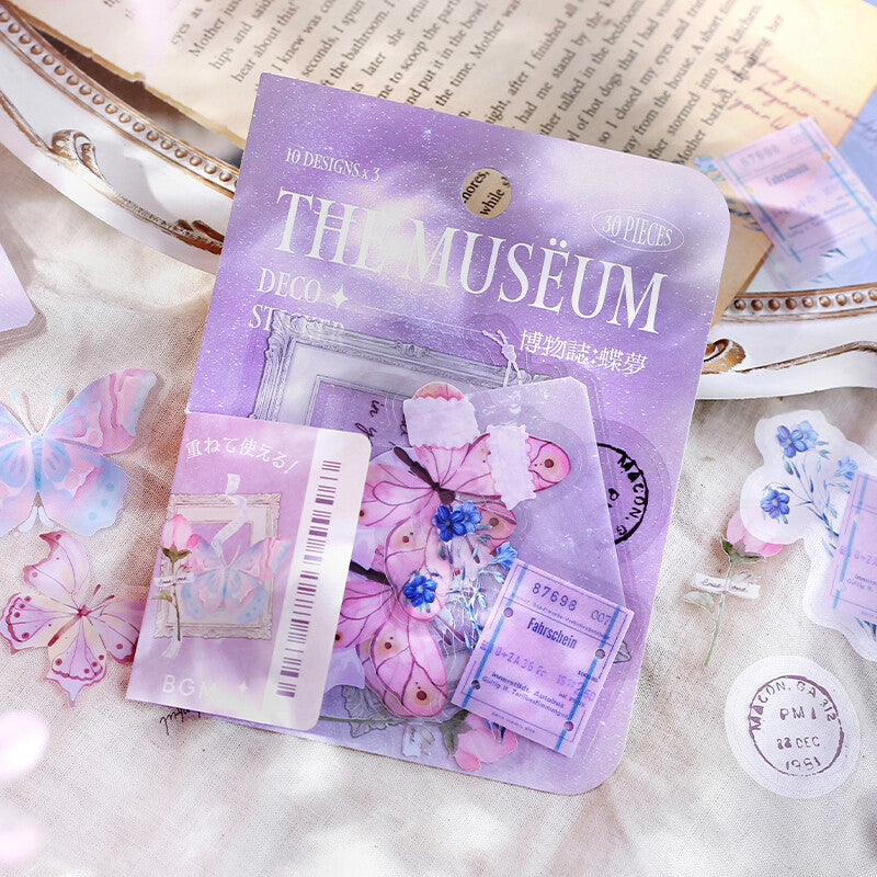 BGM PET Planner Sticker The Museum Butterfly Dream