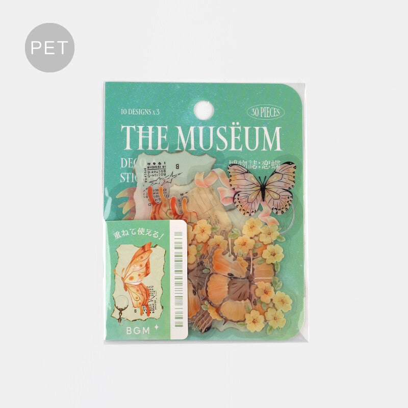 BGM PET Planner Sticker The Museum Love Butterfly