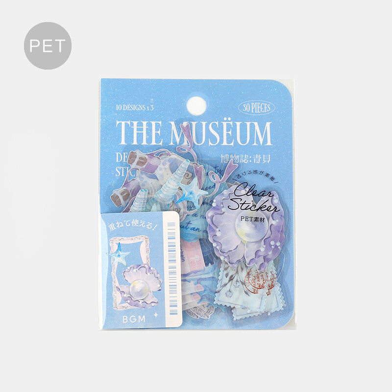 BGM PET Planner Sticker The Museum Blue Shell