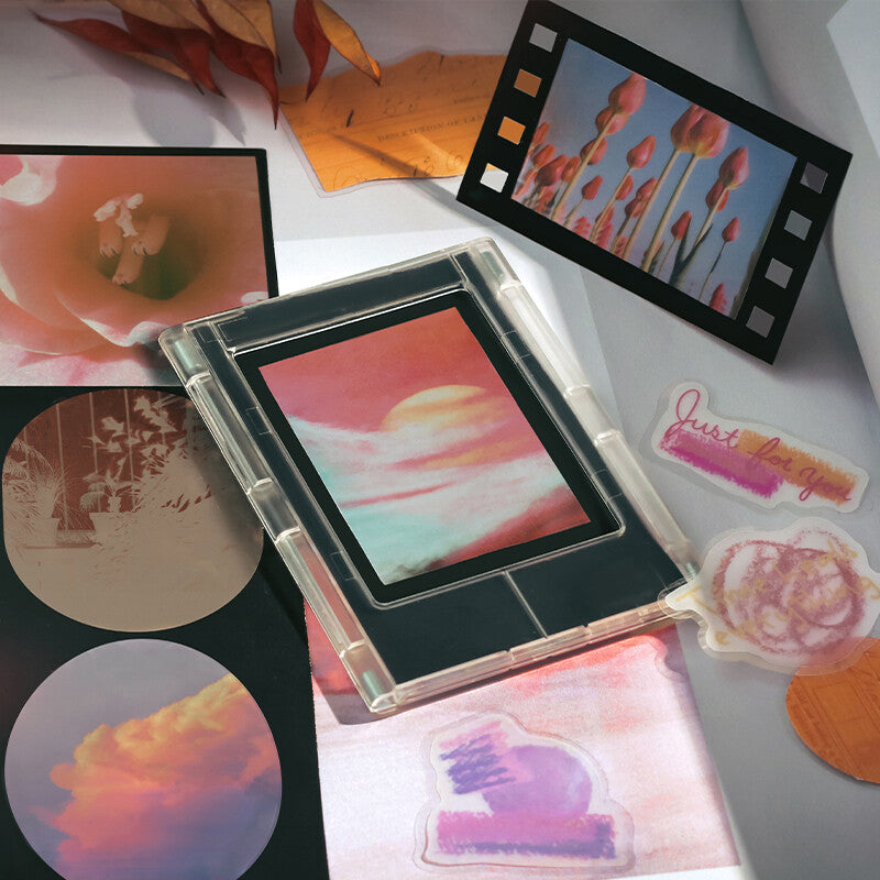 BGM Planner Sticker Flakes Color Poems Orange