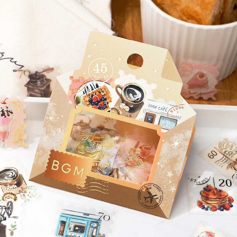BGM Planner Stickers Post Office Coffee