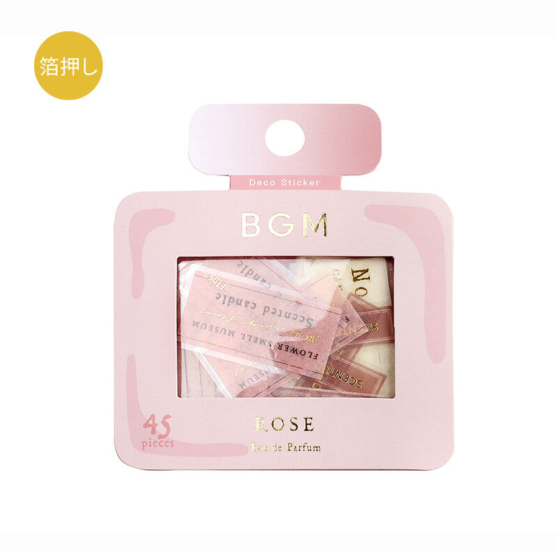 BGM Planner Stickers Eau de Parfum Rose