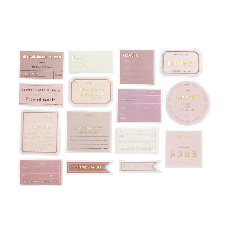 BGM Planner Stickers Eau de Parfum Rose
