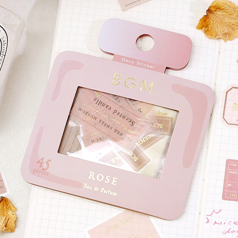 BGM Planner Stickers Eau de Parfum Rose