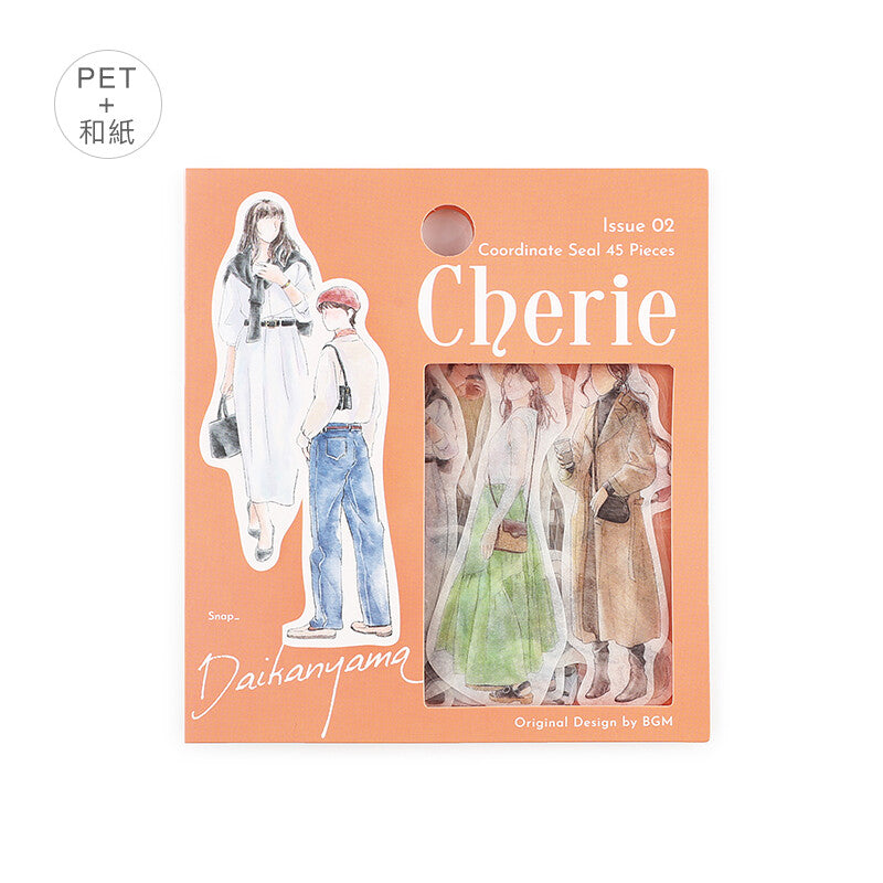 BGM Planner Stickers Coordinate Girls Cherie Daikanyama