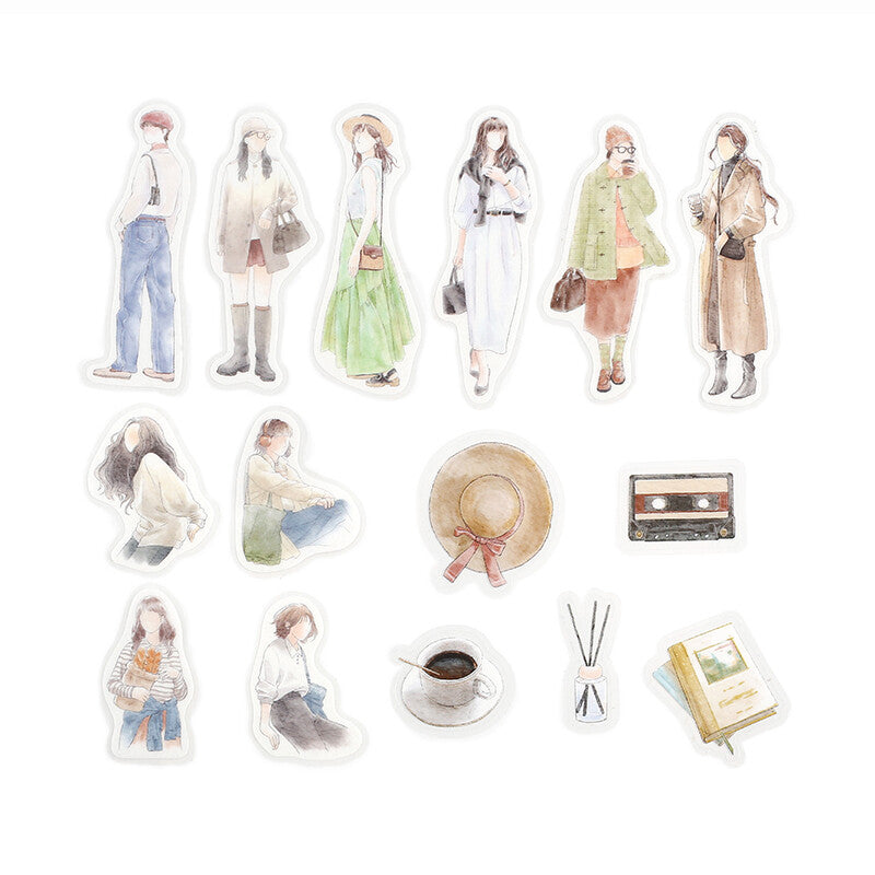 BGM Planner Stickers Coordinate Girls Cherie Daikanyama