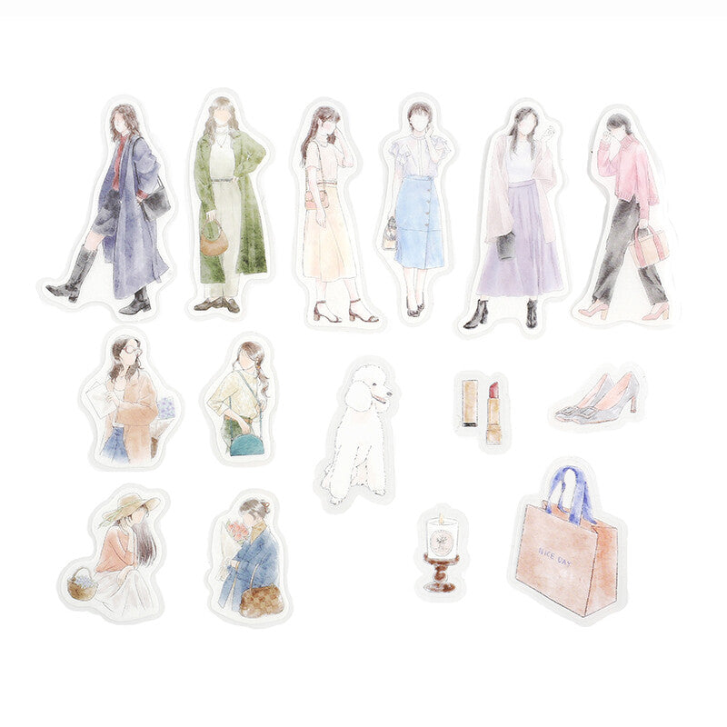 BGM Planner Stickers Coordinate Girls Cherie Ginza