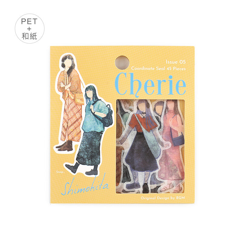 BGM Planner Stickers Coordinate Girls Cherie Shimokita