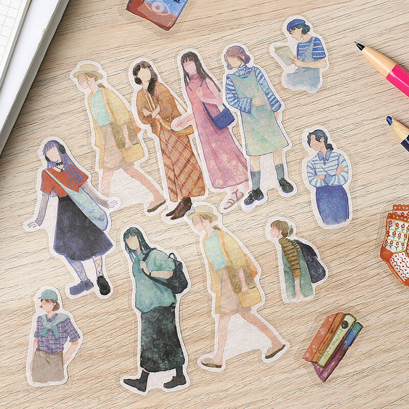 BGM Planner Stickers Coordinate Girls Cherie Shimokita