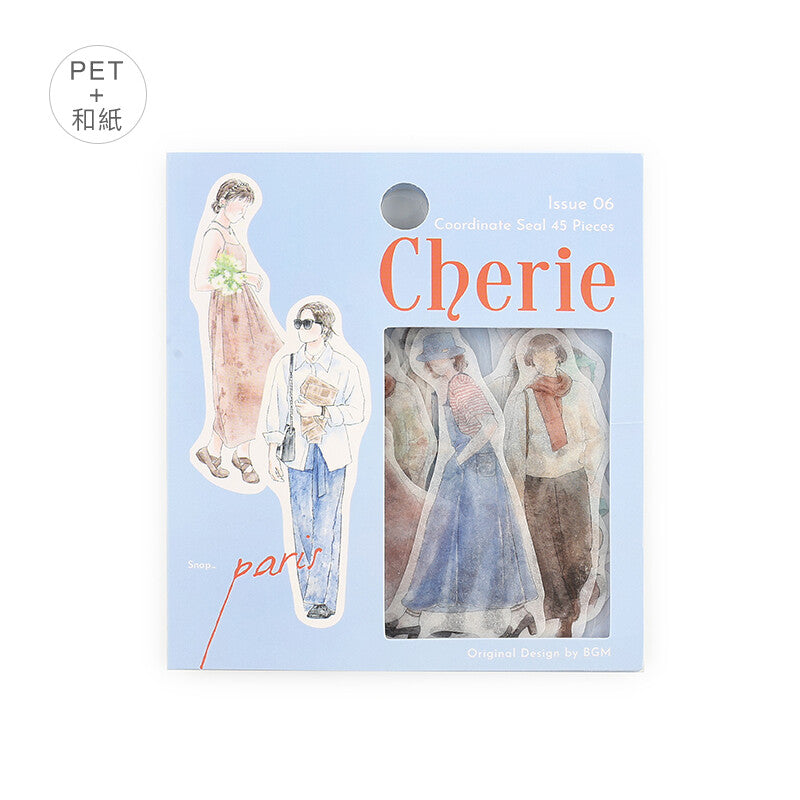 BGM Planner Stickers Coordinate Girls Cherie Paris