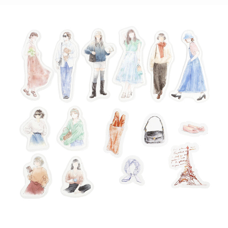BGM Planner Stickers Coordinate Girls Cherie Paris