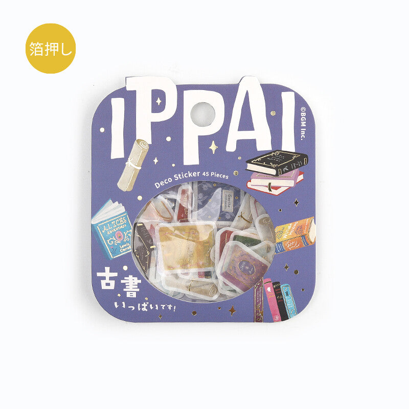 BGM Planner Sticker Flakes Ippai Lots of Old Books!