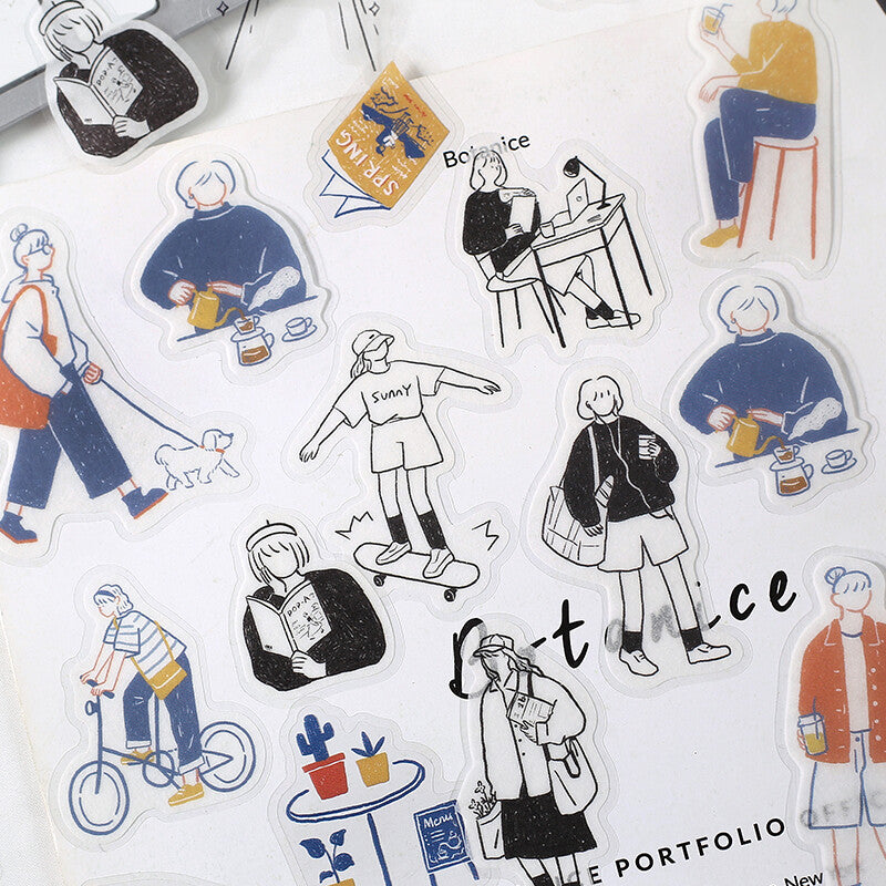 BGM Planner Stickers Coordinate Girls City Girl