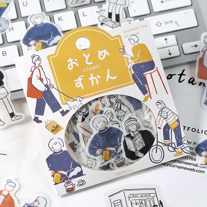 BGM Planner Stickers Coordinate Girls City Girl
