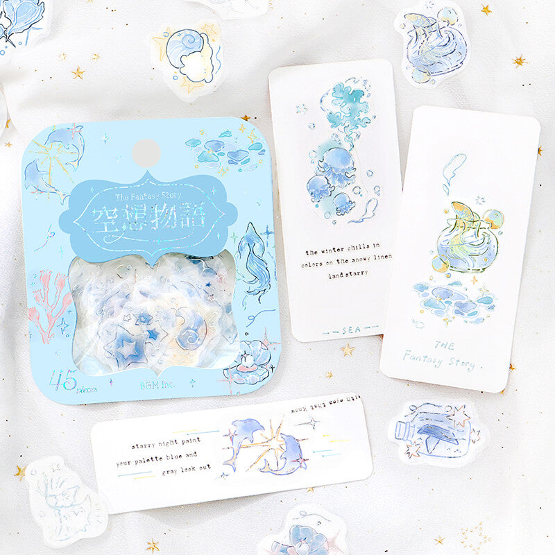 BGM Planner Stickers Imaginary Story Sea