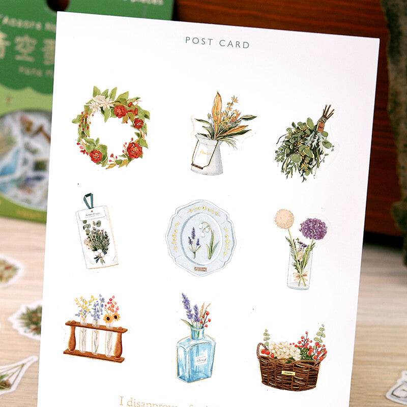 BGM Planner Stickers Aozora Nominoichi Hana Marche