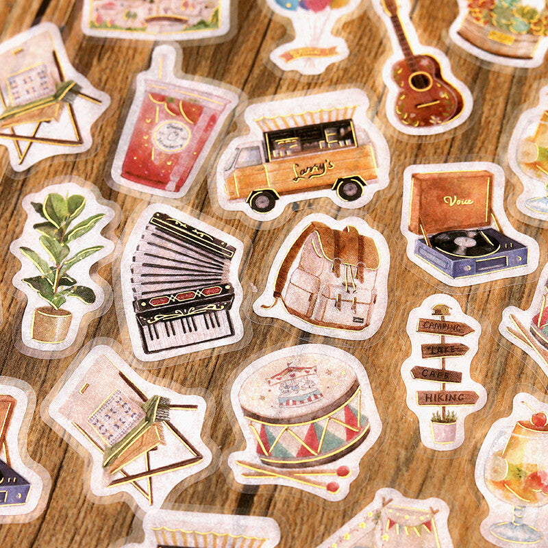 BGM Planner Stickers Aozora Nominoichi Let's Party!