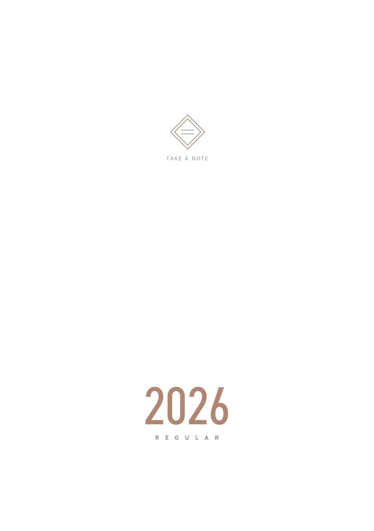 2026 REGULAR PLANNER A5