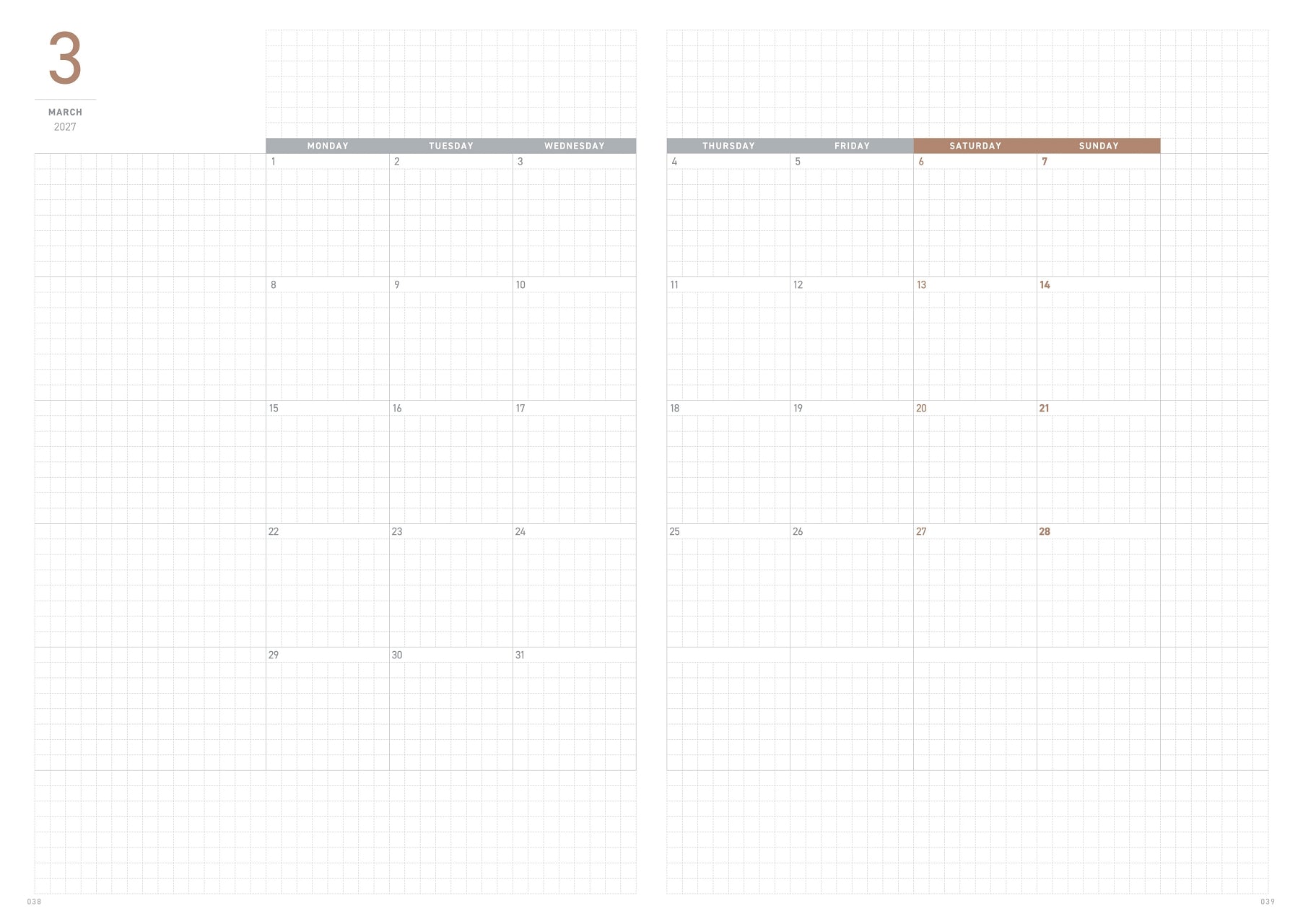 2026 REGULAR PLANNER A5