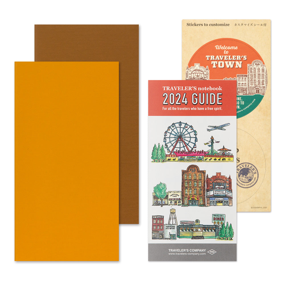 Traveler's Notebook 2024 Weekly Vertical Diary Regular Size