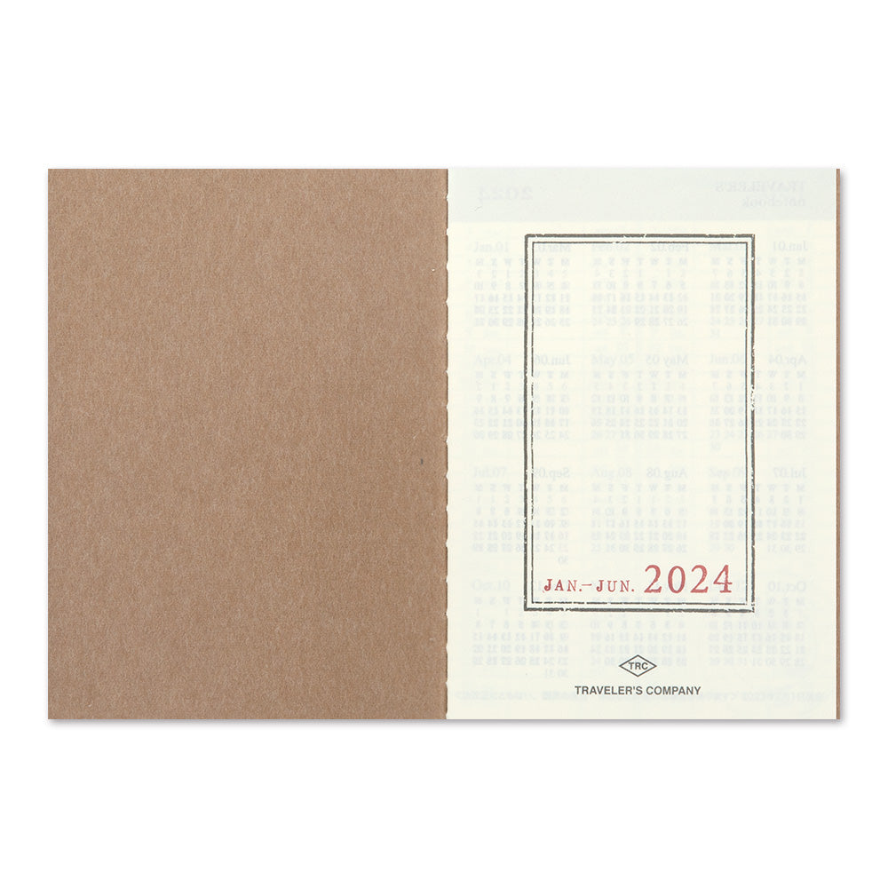 Traveler's Notebook 2024 Weekly Diary Passport Size
